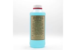 Comptoir d'Art - Brunisseur Métaux (0806) Noir Profond - Nécessite Neutralisant (0804) pour application sur Métaux Ferreux (1L)