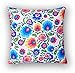 Decorative Cushion Cover 40 x 40 cm Folk White (A5)
