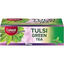 Celest Green Tea 100 Bags - Ginger, Mint & Lemon | Green Tea Bags