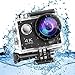 Produktbild LESHP Action Cam 4K 1080P Action Kamera, 2 Akkus 1050mAh, WIFI, 16MP, Unterwasser und wasserdicht, 170 ° Weitwinkel Sport Action Kamera und Zubehör Kit für Radfahren Schwimmen