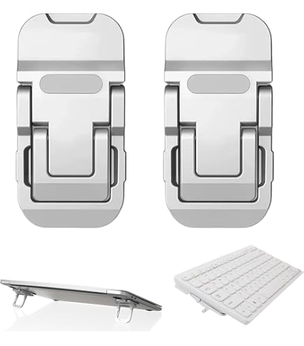 Supporti Autoadesivi Per Tastiera E Laptop - 2 Pezzi In Silicone A 578903