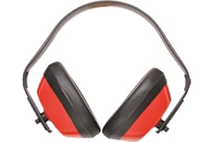 Portwest Protector Auditivo Classic, Color: Rojo, PW40RER