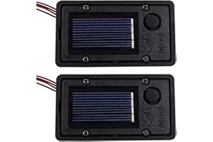 ULEMONDEE 2/4 Stück, Batterie-Box Solar-Laterne, Ersatz-Lampen, für den Außenbereich, hängende Solar-Laterne, LED-Zubehör (2 Stück)