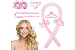 AUEFUDQ Auefudq Rizador De Pelo Sin Calor Varilla Para Rizar De Gel, Rulos Flexibles Ondas Sin Calor, Heatless Hair Curlers