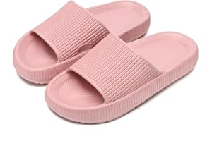 sharllen Kids Sliders Girls Boys Cloud Shower Slippers Toddler EVA Summer Beach Pool Slide kids Sandals Non-slip Bathroom Slippers House Flip Flops