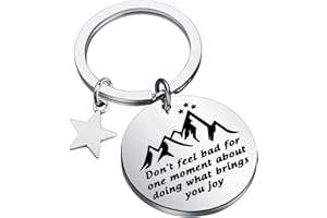 AKTAP Schlüsselanhänger mit Aufschrift "A Court of Thorns and Roses" von The Night Court Jewelry Buchliebhaber Geschenk Don't Feel Bad for One Moment About Doing What Brings You Joy