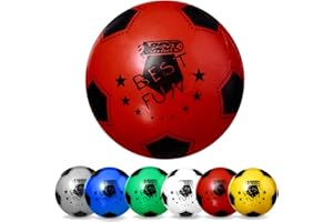 Best Sporting Ballon de Plage Amusant en PVC léger I Ballon de Plage de 23 cm I Logo coloré I Ballon en Caoutchouc I Ballon de Plage pour Enfant