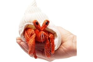 Folkmanis Puppet Mini Hermit Crab 2786 Finger Puppet Mini Hermit Crab