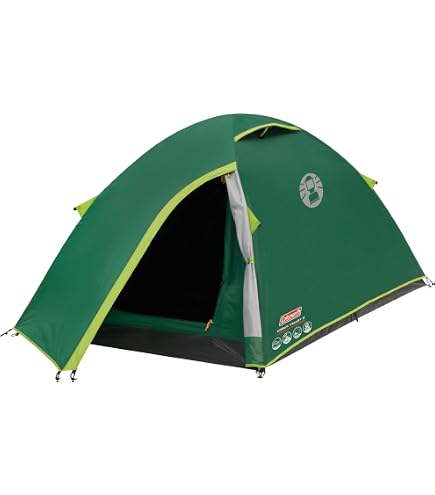 Coleman Kobuk Valley Camping Tent | lightweight 4 Person Igloo Tent with extra dark bedroom | 4 Man Dome Tent with Awning