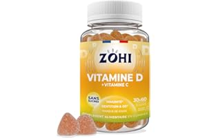 ZOHI-Pilulier VITAMINE D - 60 gommes - fabriqué en France - sans sucres