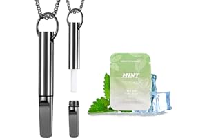 Fzdm Anxiety Breathing Necklace, anxiety relief for adults, Breathing Necklace for Anxiety Relief, Breathing Exercises, Meditation, Christmas Valentine's Day Birthday Gift for Father, Women, Men