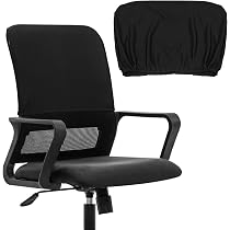 zalati Lot de 2 housses de dossier de chaise de salon de coiffure, réutilisables, compatibles avec la plupart des chaises de salon