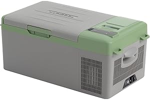 Alpicool Y15E 15L Kompressor Kühlbox 12v Mini Kühlschrank Elektrische Camping-Gefrierbox Klein Tragbare für Auto, Lkw, Boot, RV mit USB Anschluss,-20℃-20℃,Wiederaufladbar(Batterie nicht enthalten)