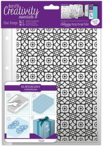 Creativity Essentials A6 Clear Stamp Set - Moroccan Lattice