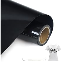 Vinyle Thermocollant Blanc Pour Tissu - Rouleau 30,5 Cm X 4 M, PVC Souple - Facile à Découper, Lavable, Pour T-shirts, Sacs, DIY - Avec Pince à épiler - 11