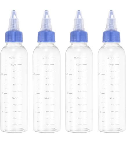 GEFIRE Mini Quetschflasche 8 Stück Mini Saucenspender, 25ml Ketchup Spender, Quetschflasche