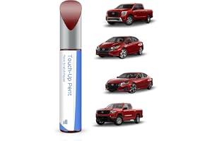 PARTS4EV A20 röd varning/scharlakansröd touch-up färgpenna för Nissan – exakt matchning för chips och repor