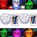 Produktbild Unterwasser Licht mit Fernbedienung, RGB Multi Farbwechsel Wasserdichte LED Leuchten Teichbeleuchtung für Vase Base, Aquarium Weihnachten Dekoration (2 Stück)