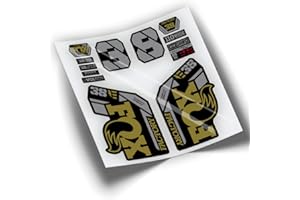PEGATINEA Pegatinas Horquilla Fox 38 Factory EBIKE 2021 Bicolor WP436 Dorado