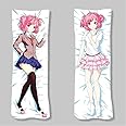 Xingbiyou Anime Dakimakura 50x150cm Doki Doki Literature Club Hugging Body Pillow Cover Case Double-Sided Print (Natsuki)
