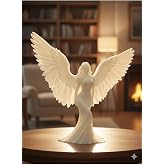 3dvan Dekoratif Melek Fig&uuml;r&uuml; Beyaz 20 x 19