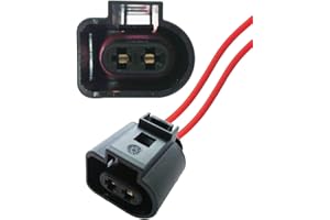 GREENSPIRITS Connettore di ricambio per auto – 1J0973722 (FEMALE) con cavo 1J0 973 722 8D0973822 8D0 973 822 1717692-1 1-1355200-1