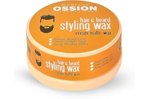 Morfose Ossion Hair & Beard Styling Cream Matte Wax 150 ml - Cire Coiffante Crème Mate Pour Cheveux Et Barbe
