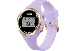 AOOSU Digital Watches for Student, LED Ladies Digital Watch, Silicon Strap Elecreonic Watches, Outdoor Sport Fashion Ladies Wrist Watch with Alarm Week LED Light for Students Women and Men