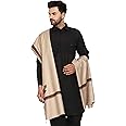 SWI WITH LABEL Men's Kashmiri Embroidered Wool Shawl