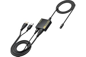 PROZOR EARC ARC Audio Extractor HDMI na optyczny konwerter Toslink 192KHz 24bit ARC na optyczny Adapter Kompatybilny z PCM Dolby DTS 5.1 2.0 dla telewizora Soundbar Słuchawki kina domowego