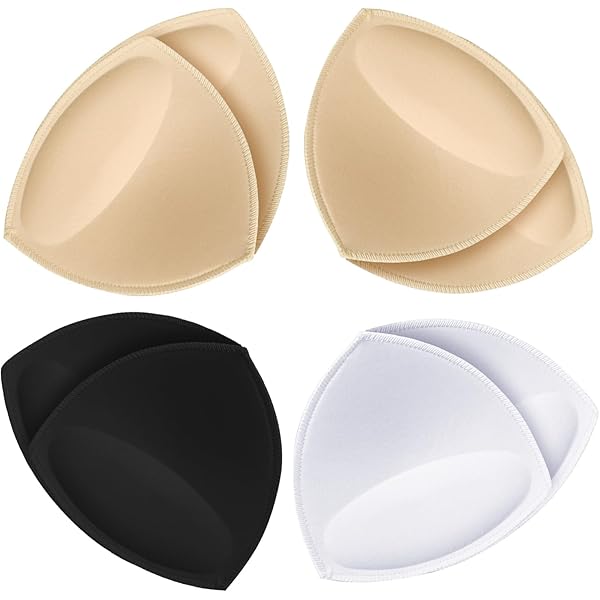 Nimiah BH Pads 4 Paar - Abnehmbare Brusteinsätze Für Badeanzug & Sport-BH