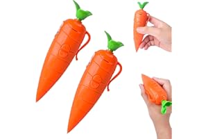 DEWPPXI Karotten Aufnahme Stift, 60 Sekunden Karotten Kugelschreiber mit Wiedergabe und Aufnahmefunktion, Karottenförmiges Aufnahmegerät – Lustiges und kreatives Geschenk für Kinder, Schüler (2 Stück)
