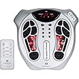 PureMate PM605 Electromagnetic Foot Circulation Massager & Body Therapy Machine, 99 Kinds of electromagnetic Wave Intensity,15 Massage Modes, Remote Control