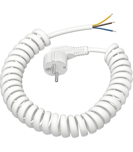 Cavo A Spirale A Molla Bianco A 3 Core A 2 Core 22AWG 18AWG 15AWG 13AWG
