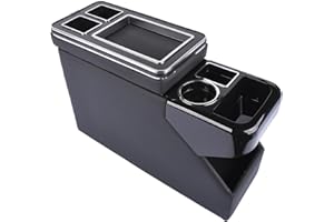 ‎FLYNSU Flynsu Staukasten für die Mittelkonsole, Getränke-/Telefonhalter Kompatibel mit Transporter T5 T6 Sie-nta