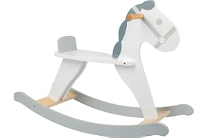 Small Foot Gunghäst I Trä, Skandi, Med Ryggstöd Och Två Fasta Handtag, För Barn Från 3 År, 11523