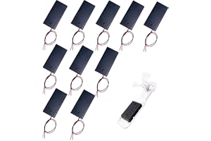 10 AA-batterier i plast med strömbrytare, kabelanslutningskabel, lock, plastbatterilåda för 2 AA-batterier 1,5 V för gör-det
