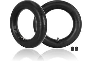 RUHUO 10x2.50 Inner Tubes, 10 inch Scooter Tube (2 Pack) With 90° Bent Valve Stem Replacement for Electric Bike Scooter Self Balancing Scooter Wheel
