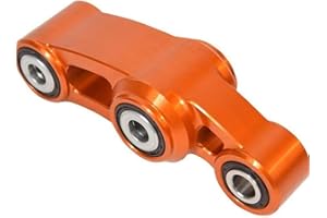 WOODNIU RACEIN Rear Shock Absorbing Cradle for Surron Ultra Bee, 7075 Aluminum Suspension Cradle Lowering Kit, Rear Progressive Suspension Cradle for Sur Ron Electric Dirt Bike Motorcycle Accessories (Orange)