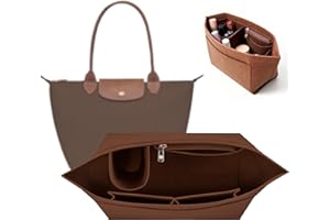 YeahBoom Organizador de Bolsos de Mujer para Longchamp S,Organizador de Bolsos con Múltiples Bolsillos,Taschen Organizer für Longchamp,Organizer de Fieltro