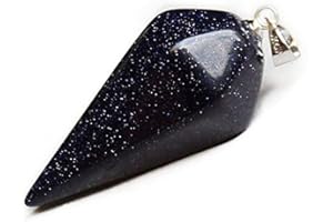 Aituo nuovo Orgone pendolo con ametista naturale e Multiformi pendolo 12 Facet healling Chakra Reiki Charged Black