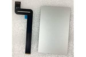 ICTION Panel táctil de repuesto con cable flexible para MacBook Pro Retina de 13 pulgadas A1708 (finales de 2016/mediados de 2017) (plata)
