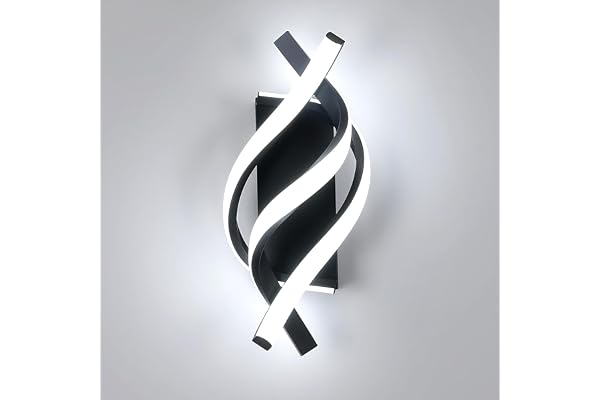 Comely 22W 2500LM Applique Murale Interieur, Créativité Aluminium Lampe Murale, Applique Murale LED pour Chambre, Couloir, Salon, Bureau, Salle à Manger