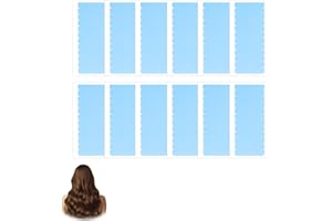 HSTIALVING Lot de 144 Bande Adhésive d'Extension de Cheveux, Double Face Ruban Adhésif Adhésive Ruban de Perruque Ruban d'Extension de Cheveux pour le Remplacement de Trame de Cheveux(Bleu)