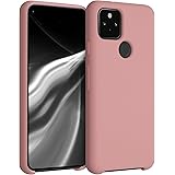kwmobile Hülle kompatibel mit Google Pixel 5 Hülle - Silikon Handy Case - Handyhülle weiche Oberfläche - kabelloses Laden - W