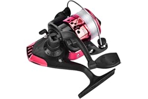 TBEST Carretes de Pesca Spinning Carretes de Pesca de mar Carrete de Hilado Pesca Velocidad: 5.1: 1 Enchapado de plástico Carrete de Pesca de Giro Ligero Accesorio de Tackle Azul, Amarillo, Rojo(Rojo)