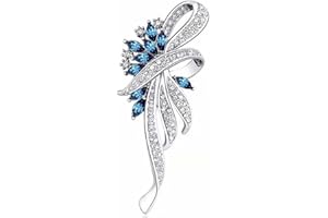 YUTTTPL Brosche für Frauen, Schmetterling Blume Schwan Zirkonia Brosche Pin Kleidung Brosche Freundschaft Schmuck Geschenke für Mutter Mädchen Freunde Ehefrau