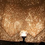 Regalo del día de la luz celeste fantástico proyector de estrellas de noche de la lámpara DIY divertido romántica de San Valentín