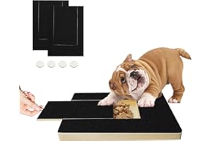 BRITPICK Dog Scratch Board for Nails, Wooden Dog Nail File Board with Built-in Pull-out Snack Box and Replacement sandpaper, Puppy Nail Grinding Pad for Pets Nail Care (Dog Scratch Board for Nails)