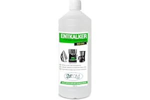 EQM SOLUCIONES QUIMICAS | ECO- 212 | 1 L | Avkalkningsmedel för kaffemaskiner | 100% naturligt ursprung | Kompatibel med alla kaffemaskiner | Avlägsnar kalkavlagringar i kaffemaskiner och hushållsapparater
